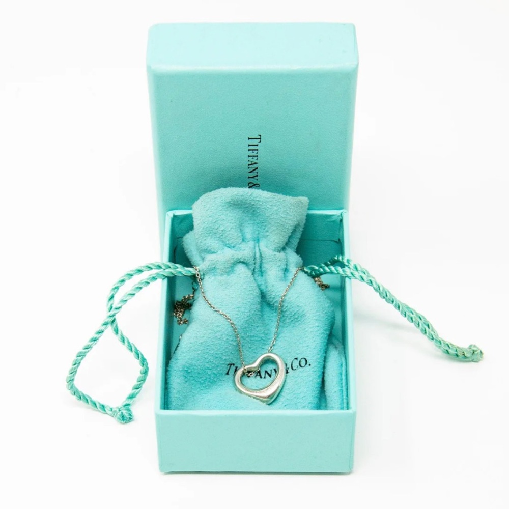 Tiffany & Co. Silver Open Heart Bracelet